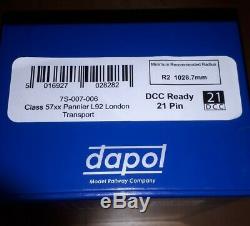 0 Gauge Dapol 57xx Pannier Tank Locomotive. London Transport L92. Test Run Only