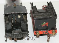 1905-1911 Bing Bassett Lowke Precursor Clockwork Locomotive & Tender Gauge 1