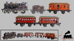 1920's Bing 0-35 British Market 4-4-0 Glossy 0-gauge Passenger Train Set 1920's Bing 0-35 British Market 4-4-0 Glossy 0-gauge Passenger Train Set