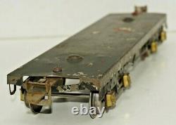 1920's Ives Railway Lines Standard Gauge 196 Flat Car Model Trains