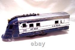 1935 Hoge 900 Us Mail Shovelnose Stream Liner Locomotive Comet O Gauge & Motor