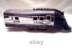 1935 Hoge 900 Us Mail Shovelnose Stream Liner Locomotive Comet O Gauge & Motor