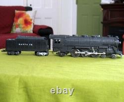 1950's Marx O Gauge Train Set with 333 Smoker Steam Engine SF RUNS + 6 Cars, more