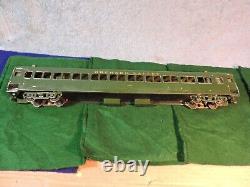 1960's Diecast Brass & Wood Train Passenger Car Orchard Valley 123 21 O-Gauge