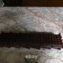1 Ea. G Scale Train Trestle 24 Long 4 High Handmade of Redwood & Painted