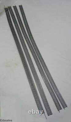 37 Pcs Model Train Railroad Rail & 4 Pcs Superflex HO Gauge Track