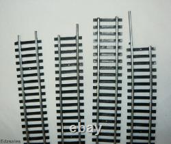 37 Pcs Model Train Railroad Rail & 4 Pcs Superflex HO Gauge Track