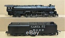 3rd Rail Sunset Models Brass ATSF/Santa Fe 2-10-4 Steam Engine withTMCC O-Gauge