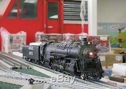 3rd Rail Sunset Models Brass ATSF/Santa Fe 2-10-4 Steam Engine withTMCC O-Gauge