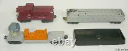 6 Lionel O Gauge Scale Model Train Cars Great Northern 3620 Spot Light Barrel