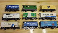 8x Bemo, 1x Liliput HOe Narrow Gauge Freight Cars (please read description)