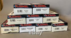 9 Lionel O & O27 Gauge Rolling Stock Train Boxcars