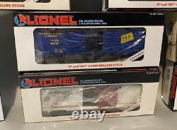 9 Lionel O & O27 Gauge Rolling Stock Train Boxcars