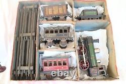 AC3619Boxed Vintage Bing Gauge 1 Continental Clockwork Train Set