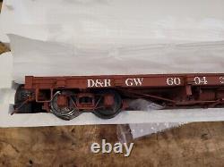 AMS Accucraft Trains Flat Car D&RGW 6004 120.3 Scale 45mm Narrow Gauge AM31-311