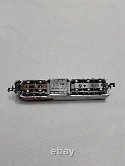 ATLAS-N Gauge-Model Train-Locomotive x2-Train Car x2-TRACK LOT OF 40-Vintage