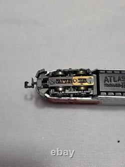 ATLAS-N Gauge-Model Train-Locomotive x2-Train Car x2-TRACK LOT OF 40-Vintage