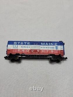 ATLAS-N Gauge-Model Train-Locomotive x2-Train Car x2-TRACK LOT OF 40-Vintage