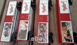 A Christmas Story model train set O gauge Lionel boxcars leg lamp red Ryder