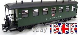 A Pair Yes Two G Scale Gauge Railway Passenger Carriage Green Garden Coach Train