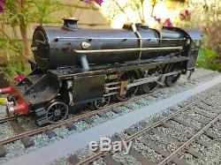 A very rare 0 gauge black 5 live steam loco not bassett lowke Bowman with book