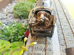 A very rare 0 gauge black 5 live steam loco not bassett lowke Bowman with book