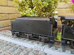 A very rare 0 gauge black 5 live steam loco not bassett lowke Bowman with book