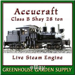 Accucraft Ac77-218 Shay 3ft Gauge 28t Class, Live Steam Engine