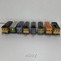 American Flyer 1107 Jefferson & 1108 Express Baggage Tin Trains O gauge Lot of 8