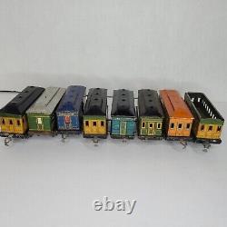 American Flyer 1107 Jefferson & 1108 Express Baggage Tin Trains O gauge Lot of 8