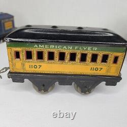 American Flyer 1107 Jefferson & 1108 Express Baggage Tin Trains O gauge Lot of 8