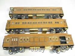 American Flyer 4080, 4081, 4082 Tan Pass Cars Standard Gauge X6117