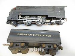 American Flyer 419 Dreyfuss Loco Tender Streamlined Prewar O Gauge X5195