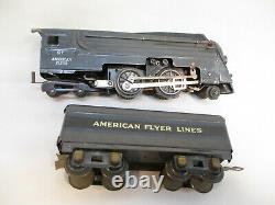 American Flyer 419 Dreyfuss Loco Tender Streamlined Prewar O Gauge X5195