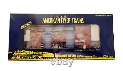 American Flyer 5 Piece Christmas Train Set S Gauge Holiday Train NIB