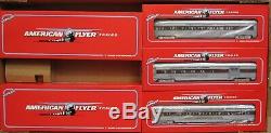 American Flyer 6-49606 SILVER FLASH Passenger Set withRailsounds S-Gauge LNIB