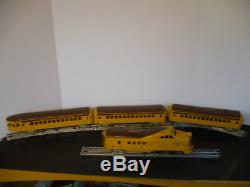 American Flyer Prewar O Gauge Union Pacific Streamliner 4 Pc. Train Set