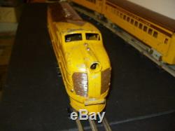 American Flyer Prewar O Gauge Union Pacific Streamliner 4 Pc. Train Set