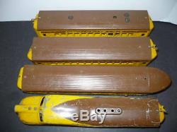 American Flyer Prewar O Gauge Union Pacific Streamliner 4 Pc. Train Set