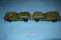 American Flyer S Gauge #24572 US Navy Flatcar with Tootsie-Toy Jeep Load