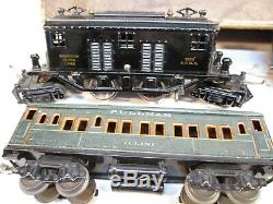 American Flyer Set 1307 Boxed 3020 with Illini Cars Prewar O Gauge X2031