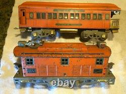 American Flyer (Wide) Standard Gauge #4684 Orange Passenger Set