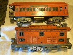 American Flyer (Wide) Standard Gauge #4684 Orange Passenger Set