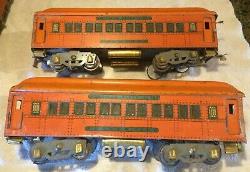 American Flyer (Wide) Standard Gauge #4684 Orange Passenger Set