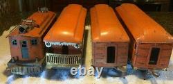 American Flyer (Wide) Standard Gauge #4684 Orange Passenger Set