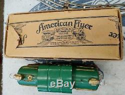 American Flyer set With#3116, O Gauge Potomac Engine, Prewar original box Tested