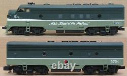 American Models Northern Pacific F7 A/B withSound S-Gauge