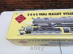 Aristo-Craft ART-21602 Santa Fe 2-8-8-2 USRA Mallet Steam Engine G-Gauge