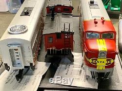 Aristocraft Santa Fe FA-1 FB-1 Caboose #1 Gauge G Scale Train Working with BOXES