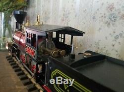 Aster Reno 4-4-0 Live Steam & two Marklin Coaches gauge one